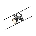 Paulmann Lampe à corde CARDAN GU5,3, chrome, noir mat 