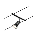 Paulmann Lampe à corde SALT GU5,3, chrome, noir mat 