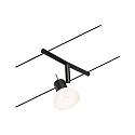 Paulmann wire system SHEELA 5-fold GU5,3, chrome, black matt 