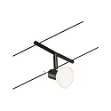 Paulmann Lampe à corde SHEELA GU5,3, chrome, noir mat 