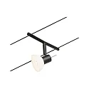 Paulmann Lampe à corde SHEELA GU5,3, chrome, noir mat 