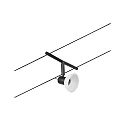 Paulmann Lampe à corde SHEELA GU5,3, chrome, noir mat 