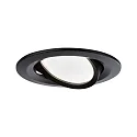 Paulmann Lumière encastrée NOVA COIN LED rond, pivotant, lot de 3 Coin IP23, noir mat  11W 460lm 2700K 100° 100° CRI >80