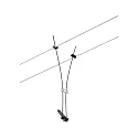 Paulmann Lampe à corde COMET GU5,3, noir mat gradable