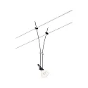 Paulmann Lampe à corde COMET GU5,3, noir mat gradable