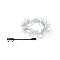 Paulmann lumières féériques PLUG & SHINE LIGHT CHAIN 7 langue IP44, noir  gradable