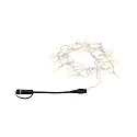 lumières féériques PLUG & SHINE LIGHT CHAIN 5 court IP44, noir  gradable