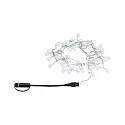 Paulmann lumières féériques PLUG & SHINE LIGHT CHAIN 5 court IP44, noir  gradable