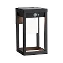 Lampe murale solaire MARISOL angulaire, avec capteur IP44, noir  