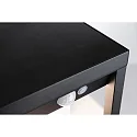 Paulmann solar wall luminaire MARISOL square, with sensor IP44, black 