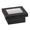 Lampe solaire encastrée dans le sol DOMENIC avec capteur, accessible IP67, noir  