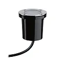 Paulmann floor recessed luminaire PLUG&SHINE ZigBee controllable LED IP65, stainless steel, black dimmable