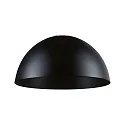 LED system luminaire ULine PENDEL BOL Ø 30CM rigid, half round IP20, black matt dimmable