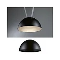 Paulmann LED system luminaire ULine PENDEL BOL Ø 30CM rigid, half round IP20, black matt dimmable