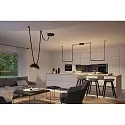 Paulmann LED system luminaire ULine PENDEL BOL Ø 30CM rigid, half round IP20, black matt dimmable