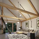 Paulmann LED system luminaire ULine PENDEL BALL Ø 15CM with diffuser, ball shaped IP20, black matt dimmable