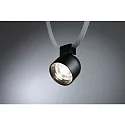 Paulmann LED system luminaire ULine SPOT RONDE Ø 8.5CM cardanic swivelling IP20, black matt dimmable