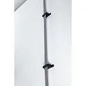 Paulmann Support de sangle ULine - STRAP HOLDER / STRAIGHT FIXTURE isolé, mécanique, lot de 2, droit, noir mat