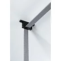 Paulmann Support de sangle ULine - STRAP HOLDER / STRAIGHT FIXTURE isolé, mécanique, lot de 2, droit, noir mat