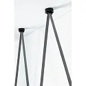 Paulmann Support de sangle ULine - STRAP HOLDER rond, isolé, mécanique, universal, noir mat