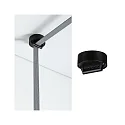 Paulmann Support de sangle ULine - STRAP HOLDER rond, isolé, mécanique, universal, noir mat