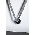 Paulmann Support de sangle ULine - STRAP HOLDER rond, isolé, mécanique, universal, noir mat