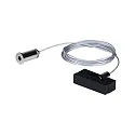 Paulmann Suspension pendulaire ULine - 200CM PENDULUM HOLDER isolé, mécanique, adapté au raccourcissement, noir mat, argent