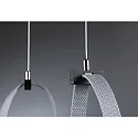 Paulmann Suspension pendulaire ULine - 200CM PENDULUM HOLDER isolé, mécanique, adapté au raccourcissement, noir mat, argent