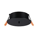 Paulmann Capot ULine DRILL HOLE BLEND rond, mécanique, version pour montage encastré, noir mat