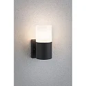 Paulmann Luminaire mural d’extérieur TUBS cylindrique, commutable E27 IP44, gris, mat