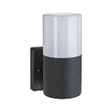 Paulmann Luminaire mural d’extérieur TUBS cylindrique, commutable E27 IP44, gris, mat