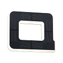 Numéro de maison lumineux IP44, noir  