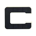 Paulmann Numéro de maison lumineux IP44, noir  