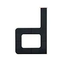 Paulmann Numéro de maison lumineux IP44, noir  