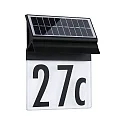 Paulmann Numéro de maison lumineux IP44, noir 