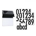 Paulmann Numéro de maison lumineux IP44, noir 