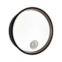 outdoor wall luminaire PLATOMO with motion detector LED IP44, black