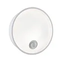 Luminaire mural d’extérieur PLATOMO avec détecteur de mouvement LED IP44, blanche