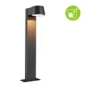 Paulmann bollard light CAPEA switchable, insect friendly IP44, anthracite 