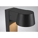 Paulmann bollard light CAPEA switchable, insect friendly IP44, anthracite 