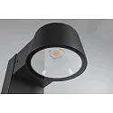 Paulmann bollard light CAPEA switchable, insect friendly IP44, anthracite 