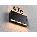 Paulmann illuminated house number NEDA PIR with motion detector LED IP44, anthracite
