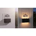 Paulmann illuminated house number NEDA PIR with motion detector LED IP44, anthracite
