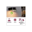 Lampe murale solaire EILEEN PIR rond, avec interrupteur, avec détecteur de mouvement IP44, noir 