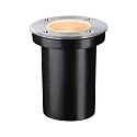 Projecteur encastré GOLD LIGHT Ø 110MM rigide, passable, favorable aux insectes GU10 IP65, acier inoxydable brossé 