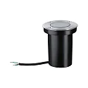 Paulmann Projecteur encastré GOLD LIGHT Ø 110MM rigide, passable, favorable aux insectes GU10 IP65, acier inoxydable brossé 