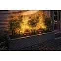 Paulmann Projecteur encastré GOLD LIGHT Ø 110MM rigide, passable, favorable aux insectes GU10 IP65, acier inoxydable brossé 