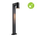 Luminaire borne KIMU 1 SPOT à 1 flamme, commutable, pivotant à la cardan, favorable aux insectes IP44, anthrazit 