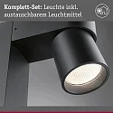 Luminaire borne KIMU 1 SPOT à 1 flamme, commutable, pivotant à la cardan, favorable aux insectes IP44, anthrazit 