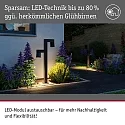 Luminaire borne KIMU 2 SPOT à 2 flammes, commutable, pivotant à la cardan, favorable aux insectes IP44, anthrazit 